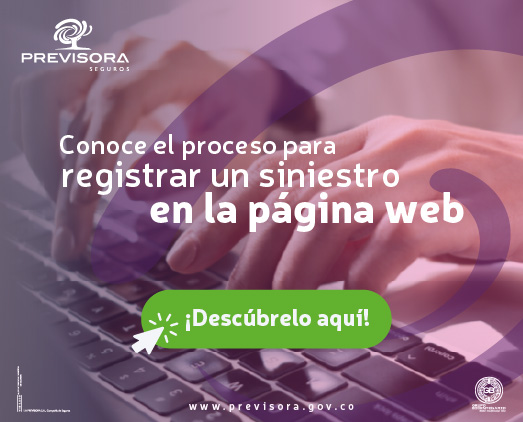 Conoce el proceso para registrar un siniestro en la página web