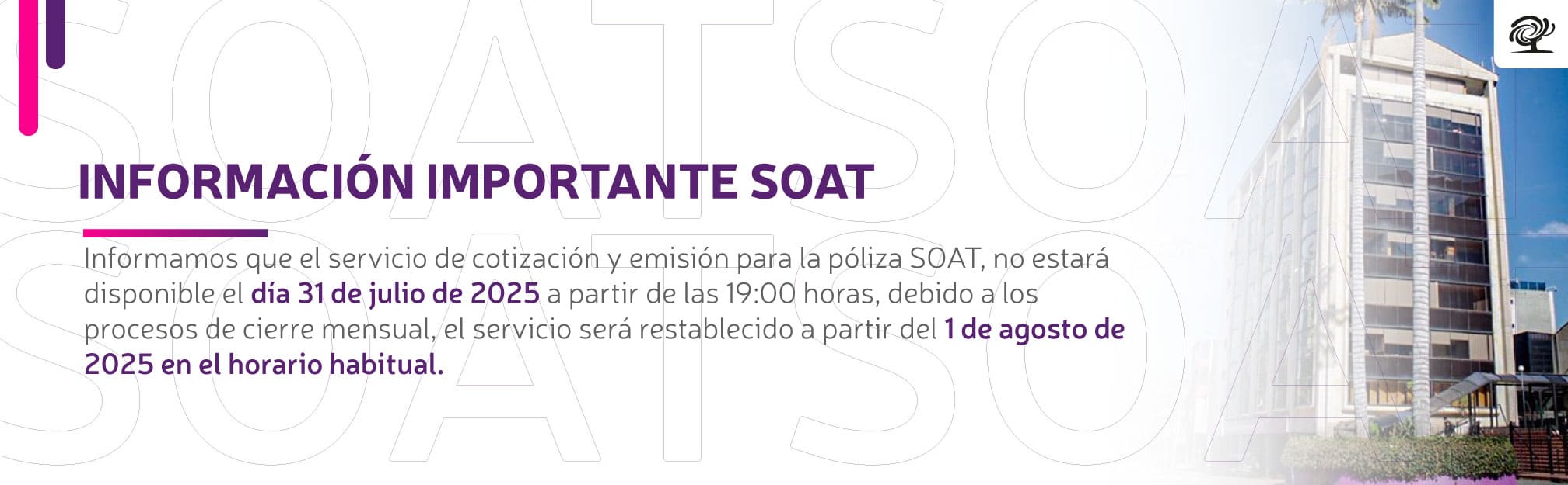 Información Importante SOAT